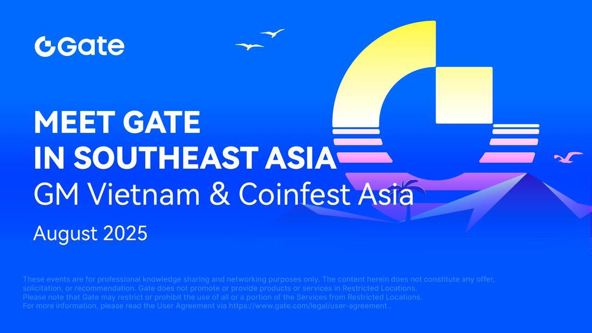 NhatNguyenGTA's tweet photo. 🌏Đông Nam Á ơi, Gate đang đến!
Sẵn sàng cho insight đỉnh cao, giao lưu chất, và cơ hội kết nối thực tế?
🔥Không chỉ online, lần này là gặp trực tiếp!
👉Tham gia ngay: https://t.co/nKoGSOXAQR
#GMVN2025 #CoinfestAsia2025 #Gate #Web3SEA #CryptoVN https://t.co/H9Gz2sgaKb