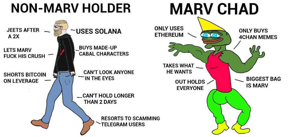 MarvCTO's tweet image. Know what you hold $MARV 🐸