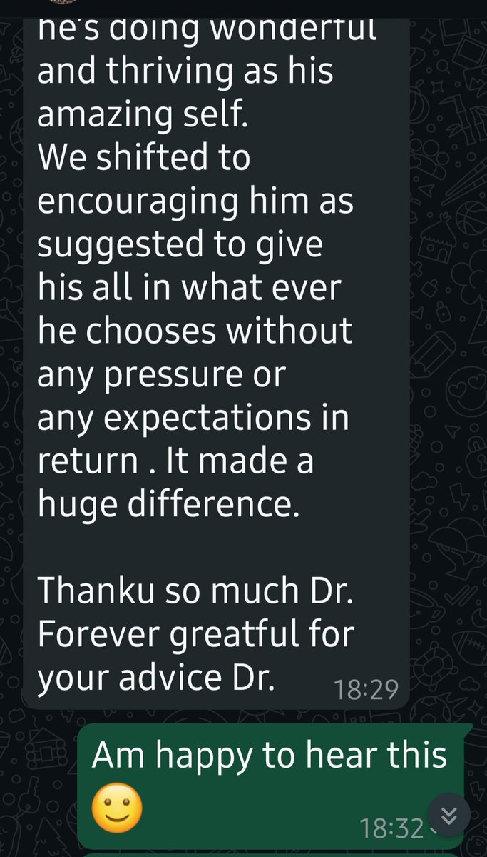 Psychodoctor06's tweet image. A stitch in time saves nine.
One year ago, parents had consulted me for their son's minor issues.
I had given some suggestions about changes to be made in the parenting strategy. Fortunately, the parents were receptive for suggestions and change.
It was just a single session.…
