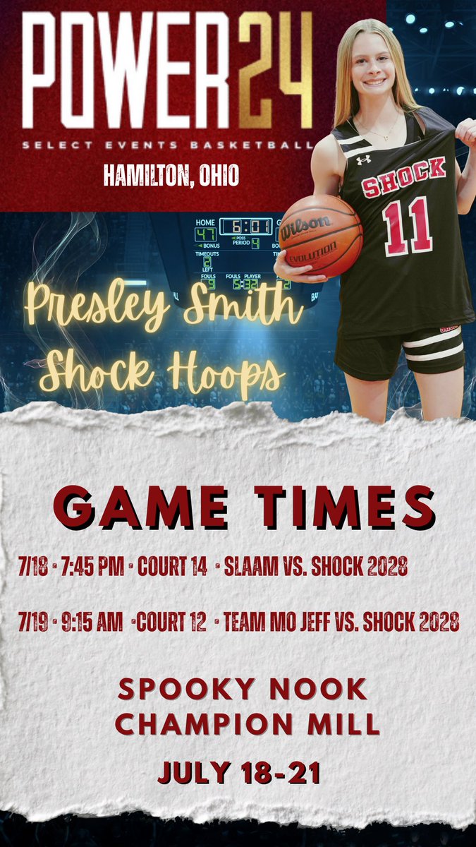 Presley Smith (@presleysmith28) on Twitter photo Locked in for Power 24 this weekend.
We've put in the work — now it’s time to show it.
Coaches, we'd love for you to come check us out. <a href="/CoachRubyD/">Ruben Diaz</a> <a href="/Shockhoops/">Shock Hoops</a> <a href="/Coach_Nik15/">Nik</a> <a href="/tKAY7/">TK Pruitt</a> <a href="/SelectEventsBB/">Select Events Basketball</a>
#Power24 #NCAAviewing #CollegeHoops #BasketballRecruiting Locked in for Power 24 this weekend.
We've put in the work — now it’s time to show it.
Coaches, we'd love for you to come check us out. <a href="/CoachRubyD/">Ruben Diaz</a> <a href="/Shockhoops/">Shock Hoops</a> <a href="/Coach_Nik15/">Nik</a> <a href="/tKAY7/">TK Pruitt</a> <a href="/SelectEventsBB/">Select Events Basketball</a>
#Power24 #NCAAviewing #CollegeHoops #BasketballRecruiting