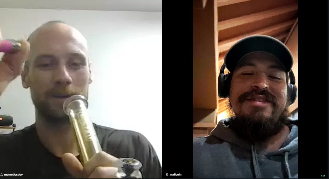 Mail man talking with some bald dude with a bong.

This is the equivalent of priority mail but for entertainment.

We're going postal with it baby.