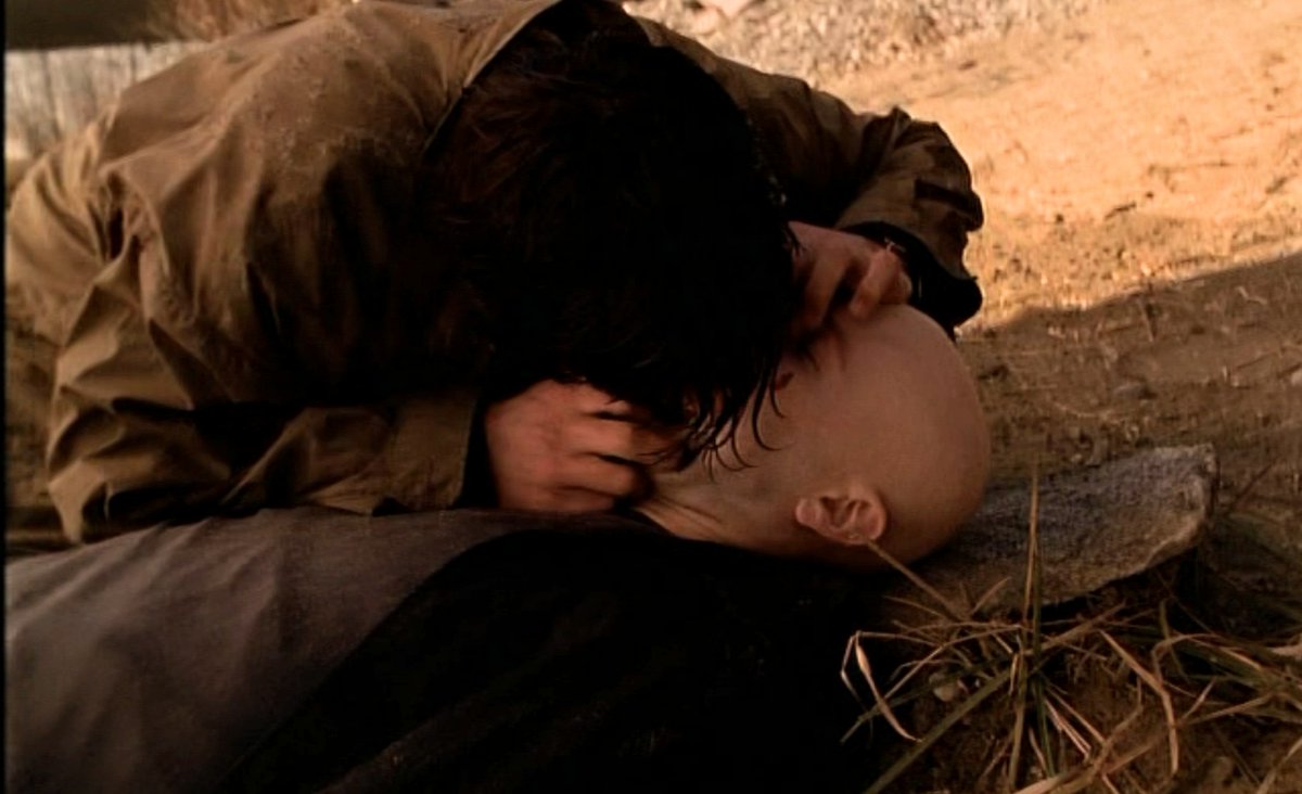 clark kent and lex luthor in the first episode of smallville by the way