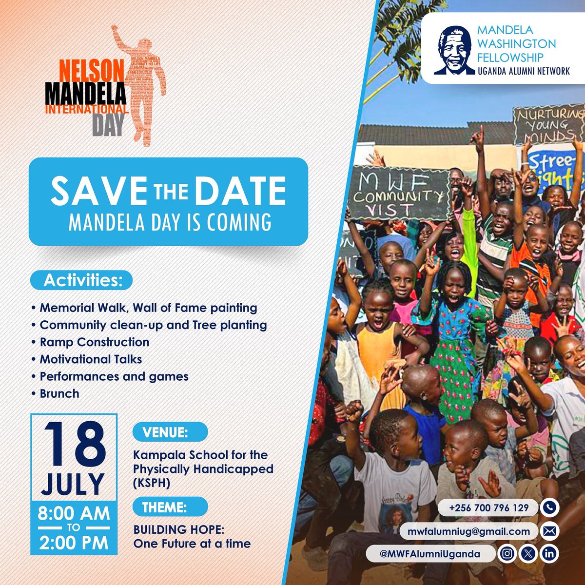 useanorthUG's tweet image. The day is finally here! Good luck team!
To make your financial contribution, check frame 1. The campaign goes beyond today.
Happy #MandelaDay2025
What service are you rendering your community?
Thank you @MWFAlumniUganda for the kind gesture towards children of @abilityksph_Ug