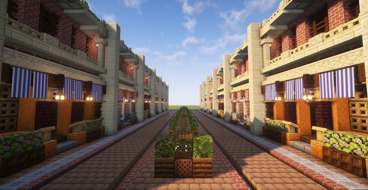 AlexT_Mo's tweet image. お土産屋ってこういう感じ？
他の人の建築を参考にしたものなので、設計図はなしにしようかな