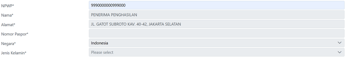 cbdjkt's tweet photo. @kring_pajak Siang Kak, untuk Pembuatan BP A1 tidak bisa untuk yg NIK nya tidak teregistrasi ya? 
Untuk bulan terakhir bekerja nya hanya dibuatkan BUPOT rutin Bulanan kah?
Karena tidak bisa memilih Jenis Kelamin sehingga tidak bisa SUBMIT
Terimakasih https://t.co/CXqAy2DGCs