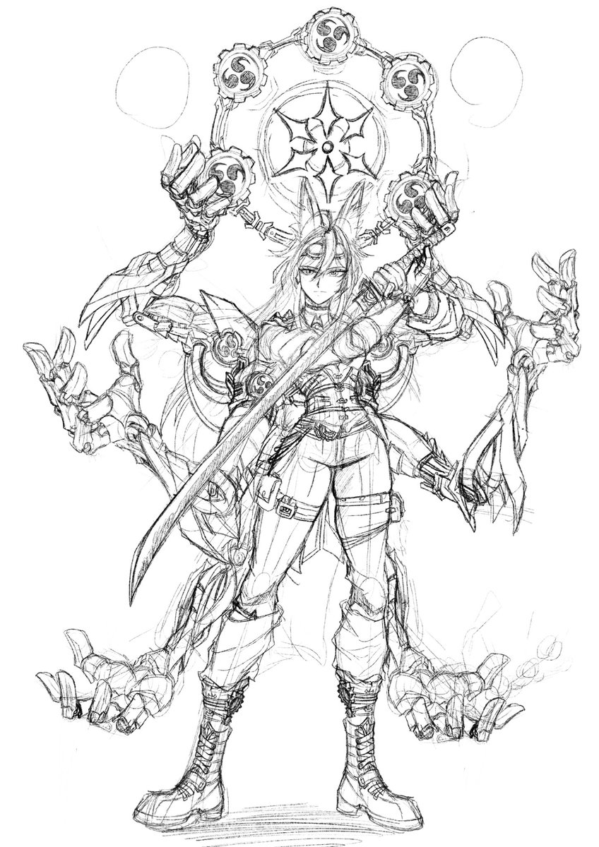RakugakiSu52439's tweet image. Joining another character design competition..
I hope I can cooked for this one, Wish me luck!!
Wanna be my moots? #artmoots