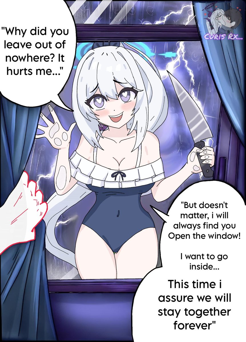 "I think Miyako want to show me something..."

#ブルアカ #bluearchive