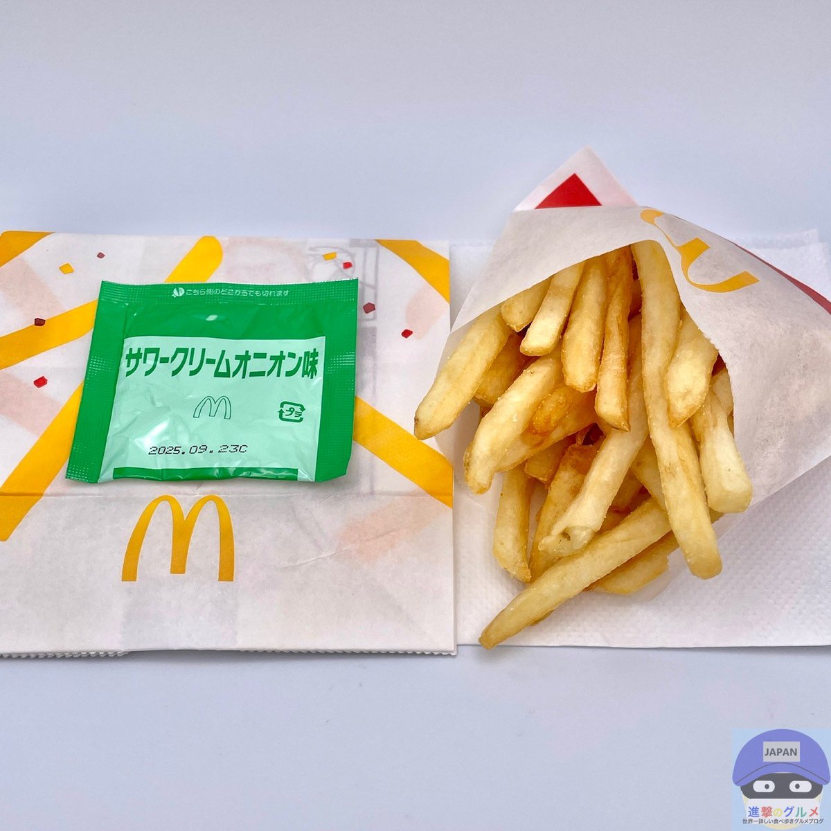 シャカシャカポテト サワークリームオニオン味・S（240円）」 2025年7