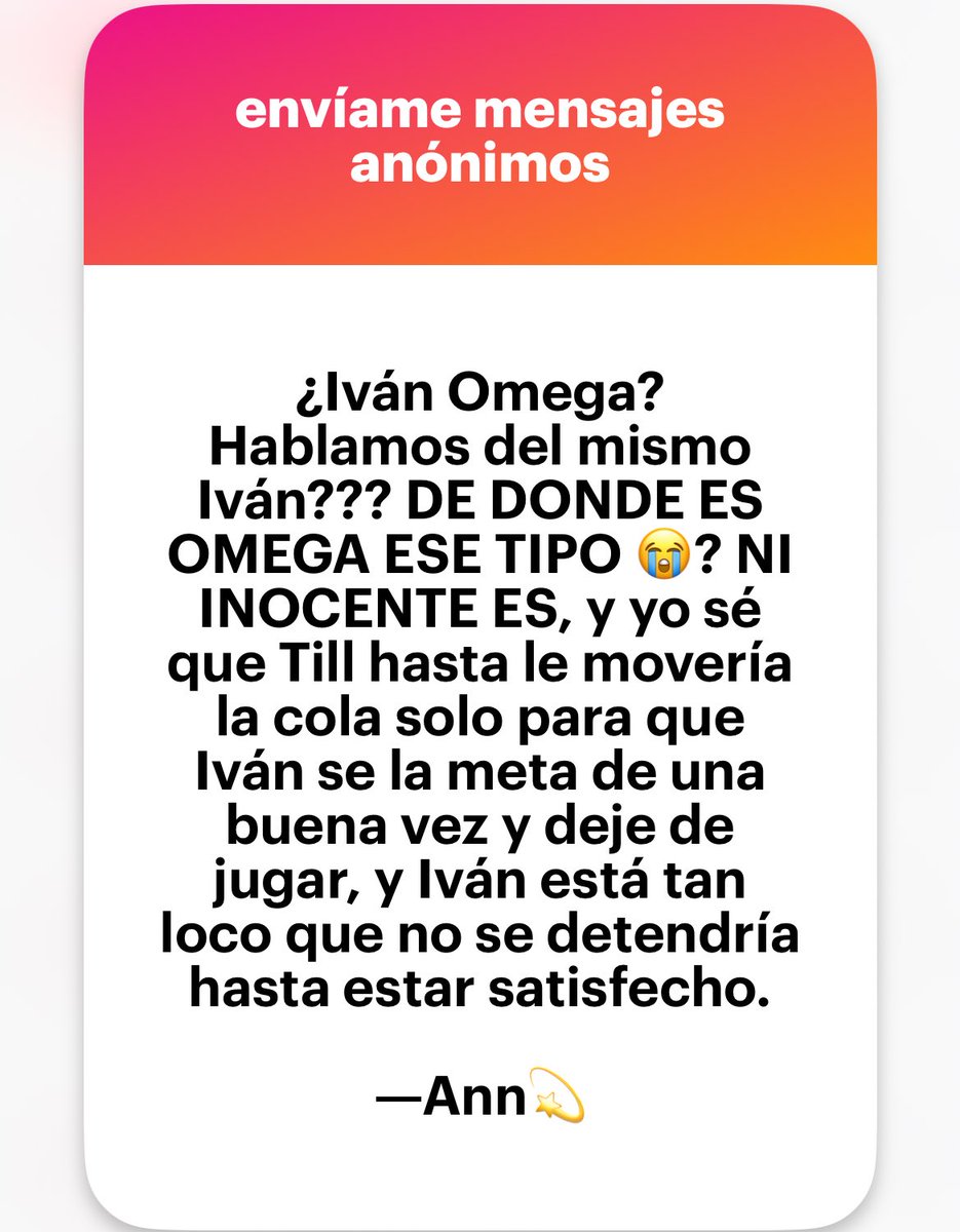 Pinche ann JAJAJAJA ivan alfa mi religión