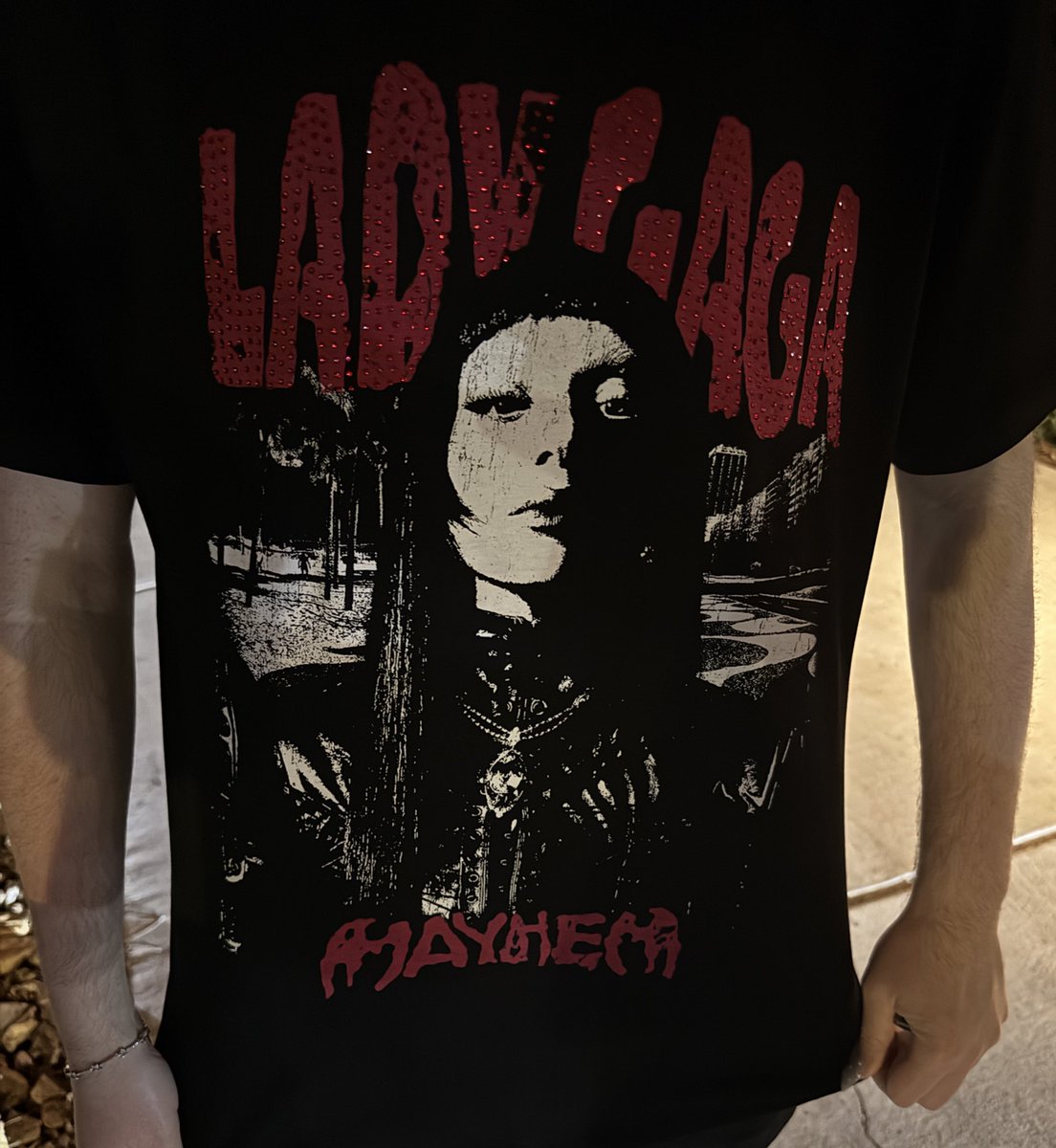 stevenartpop's tweet image. bootleg MAYHEM ball merch eats!