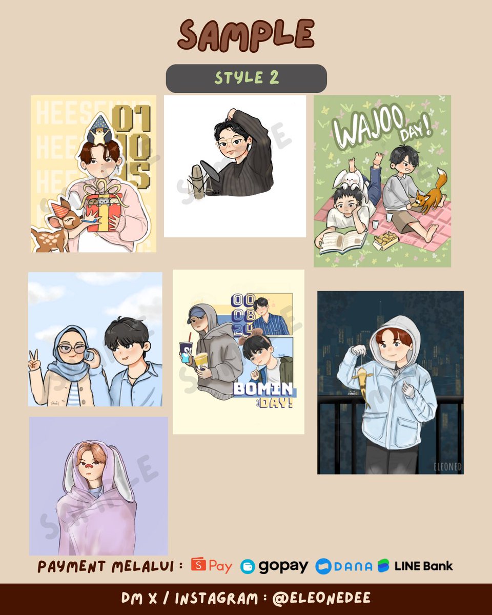 eleonedee's tweet image. COMMISSION OPEN📢
(LOCAL ONLY)
✨Likes/RTs are appreciated✨
Haloo, aku open jasa gambar nih, kalau tertarik aku gambarin bisa DM akun ini atau ke instagram aku yaa😆
OPEN TERUS GES, DM AJA YH💥
((butuh tambahan pemasukan😔🙏🏻))
instagram.com/eleonedee
Terima kasih ♥️