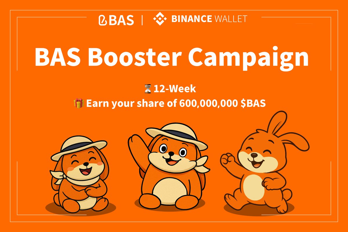 BASCAN_io's tweet image. Introducing the BAS “Proof-of-Humanity” Booster Airdrop: Win Your Share of 600,000,000 $BAS Rewards
🟧 Campaign Overview
We’re thrilled to launch the BAS “Proof-of-Humanity” Booster Airdrop with @BinanceWallet, distributing 600,000,000 $BAS (6%) to participants who complete…