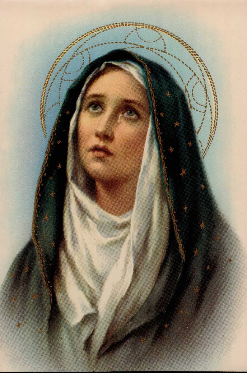 CookiesRGo4595's tweet image. thinking about Mary makes me so happy
our life our sweetness here below, our hope in sorrows and in woe