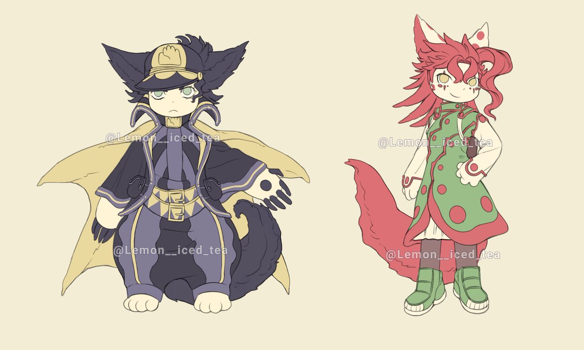 Lemon__iced_tea's tweet image. Jotakak made in abyss redesign
Yes I've got a previous designs of em
#jotakak #承花