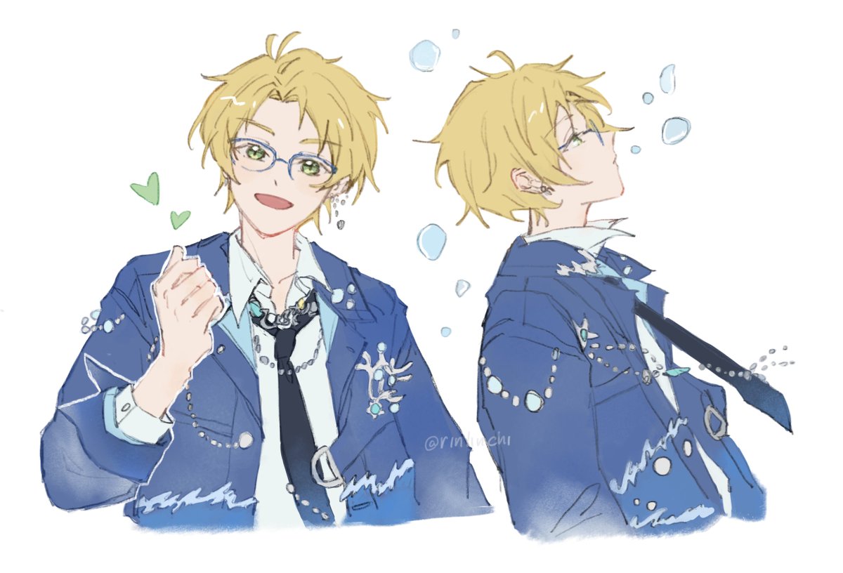 rinlinchi's tweet image. Deep into you Mako 🫧 #enstars