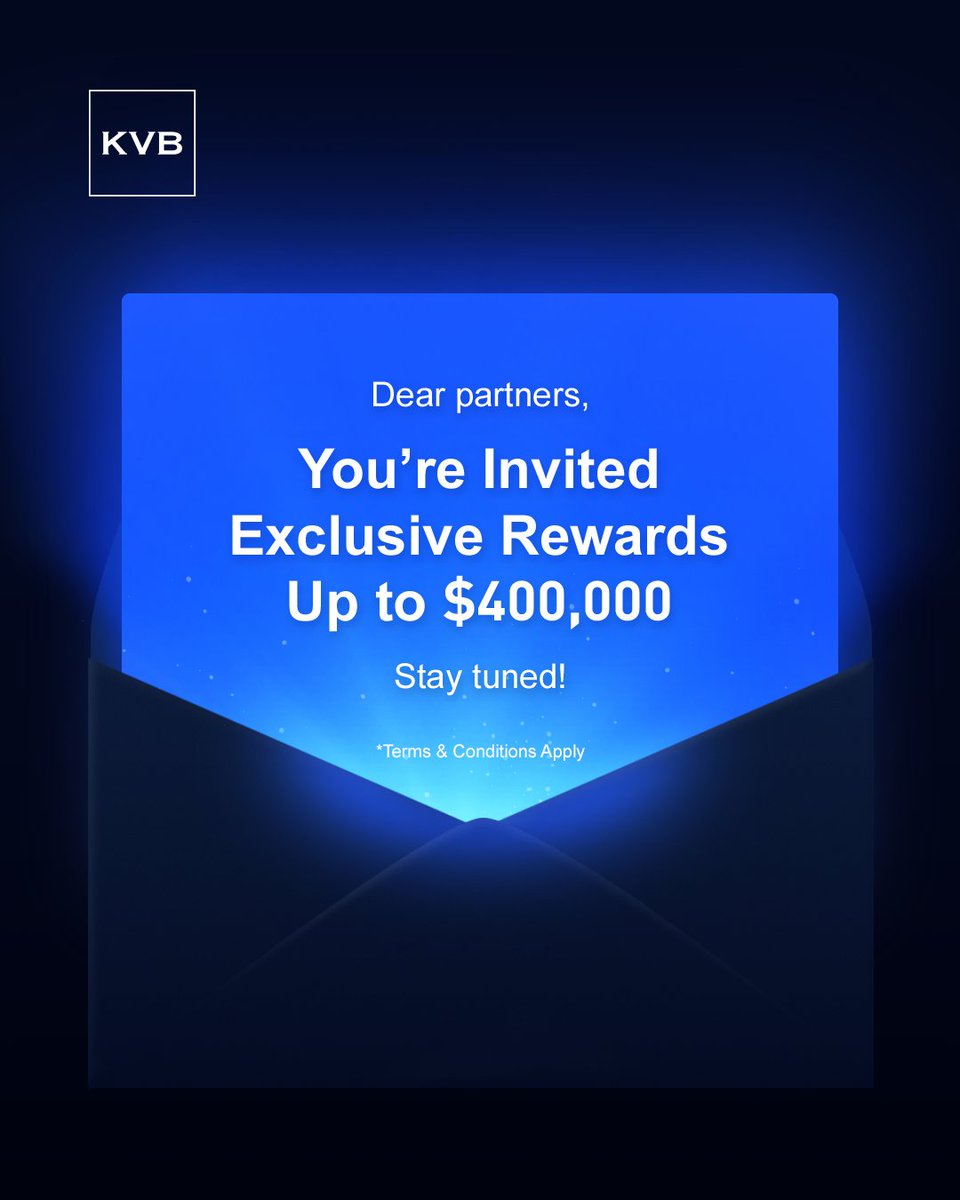 kvb_official_'s tweet photo. Dear Partners, You’re Invited 🤝
Stay tuned on this coming Saturday!
#KVB #Loyalty #Traders #Investment https://t.co/ucWDCIUO5q