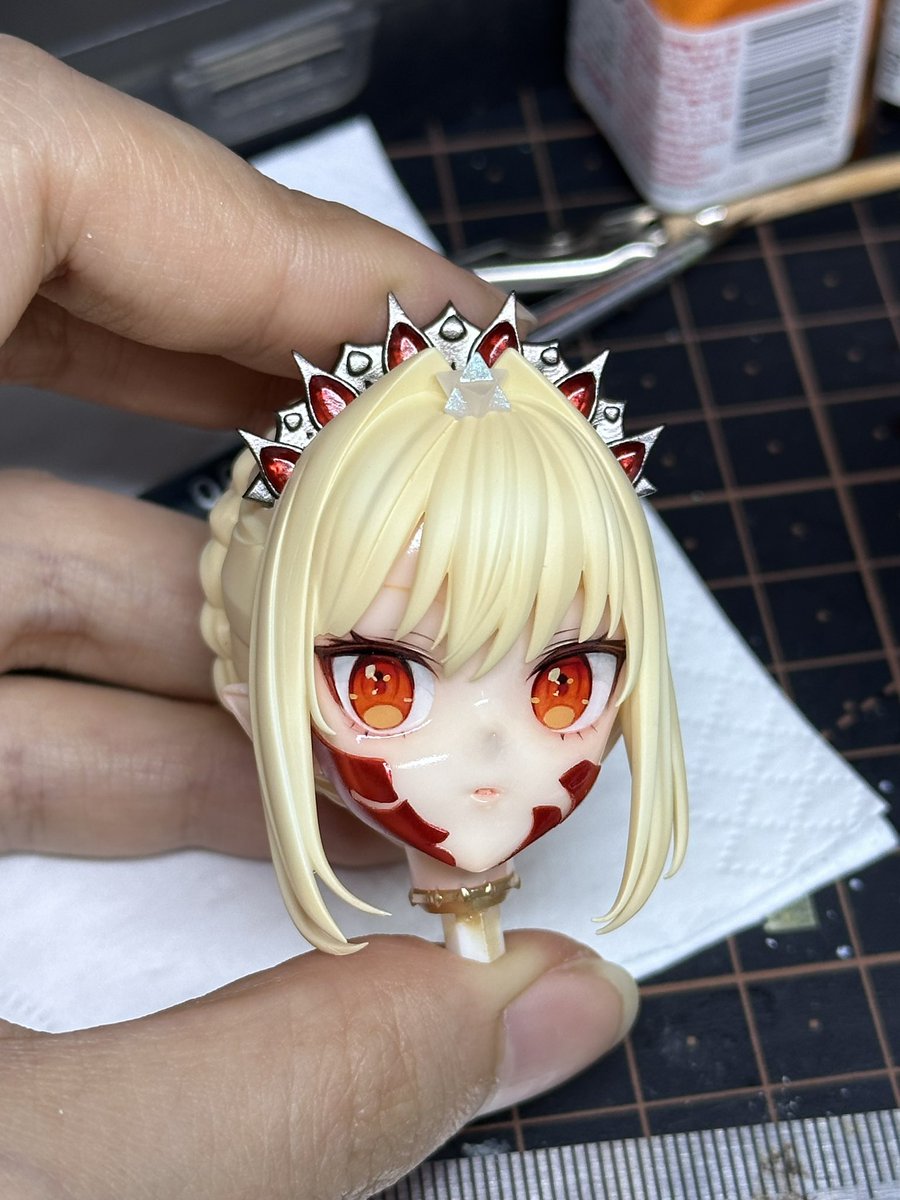 兽尼禄画眼过程ww
全部使用珐琅漆( ´▽｀)