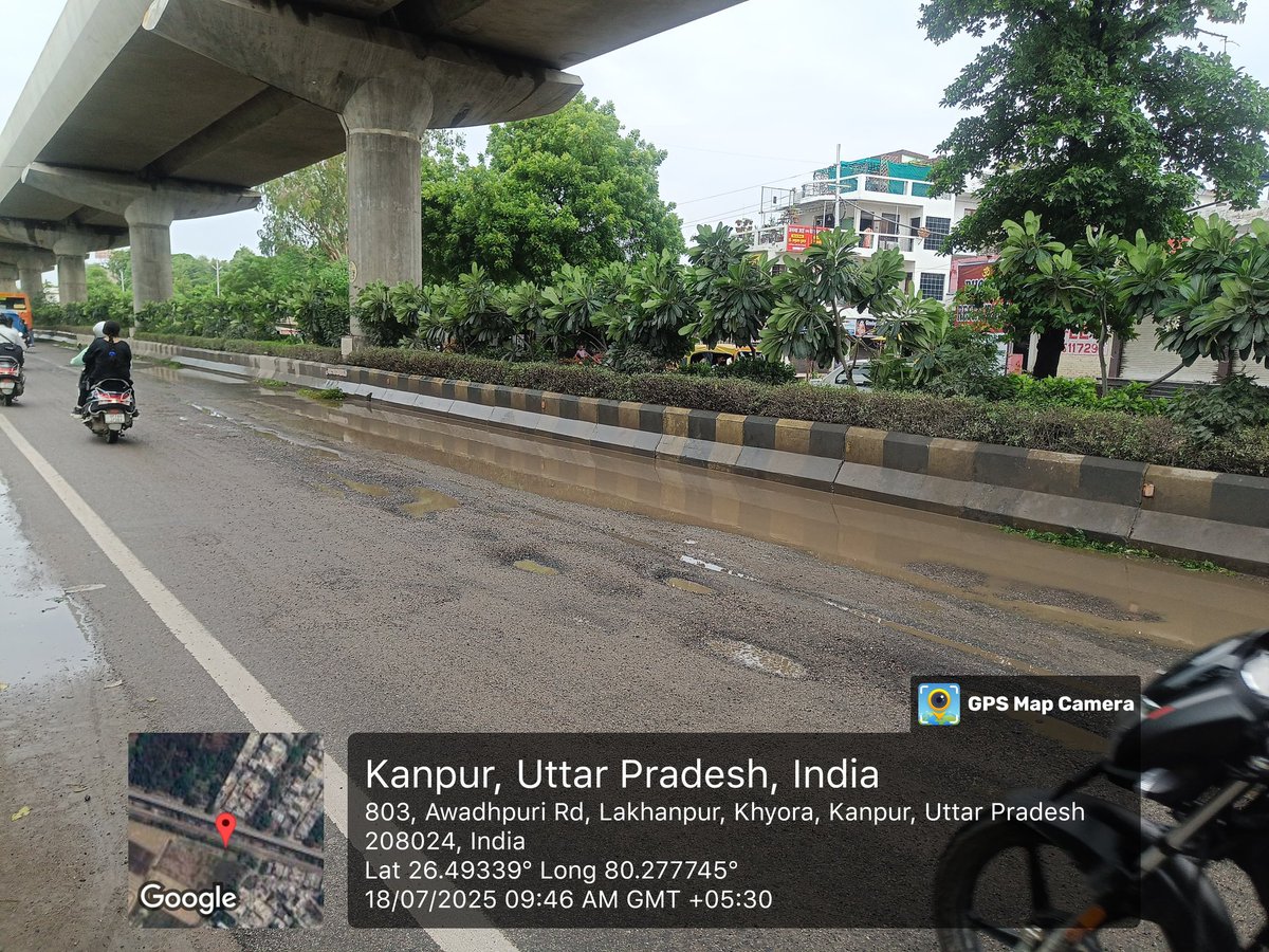 ThakurAryanSin8's tweet image. 📌 सूरत ए हाल जीटी रोड लखनपुर कानपुर
जीटी रोड, कानपुर की सच्चाई!
मेट्रो ट्रैक के नीचे पानी भरा, सड़कें टूटी, हर बारिश के बाद हाल बेहाल।
क्या यही है स्मार्ट सिटी का भविष्य?
जनप्रतिनिधि और प्रशासन कब जागेगा?
#Kanpur #GTroad #SmartCity #IgnoredCity?
#KanpurNeeds
#YeThikKarkeDikhao