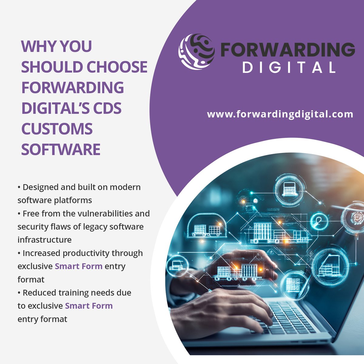 Forwarding Digital - Next generation CDS &amp; Forwarding cloud software solutions reimagined.
forwardingdigital.com
#cdssofware  #freightsoftware  #forwardingsoftware  #logisticssoftware  #ForwardingDigital