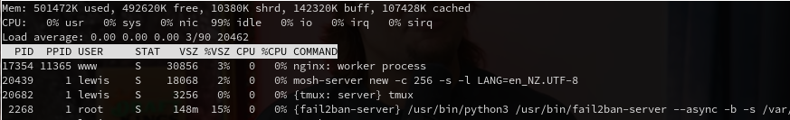 LewisCTech's tweet image. Here's what hitting the front page on HN looks like.
The server costs me 2.44 USD a month.