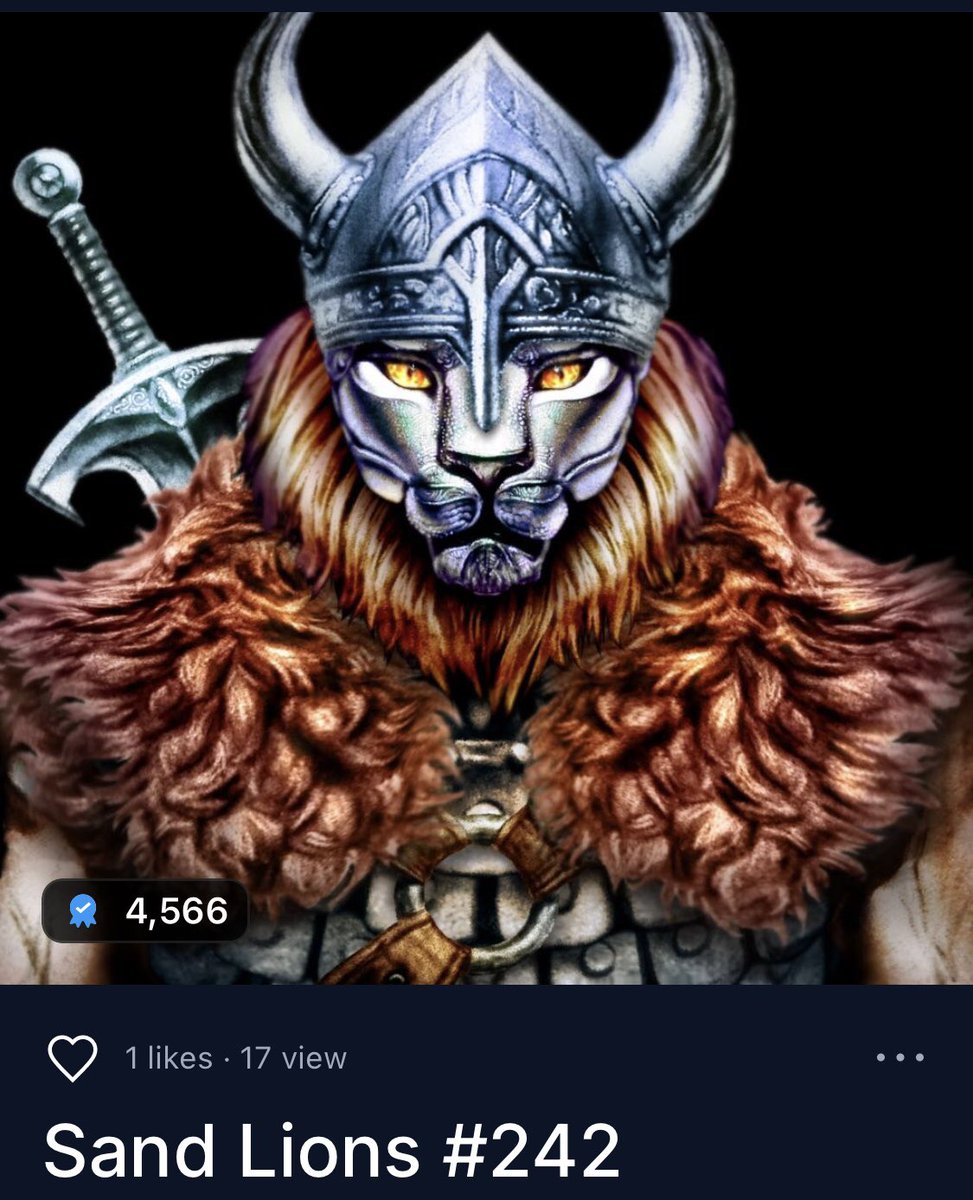 GM #crofam   🔥 

SOLD #SandLions #242 #4749 ❤️🦁