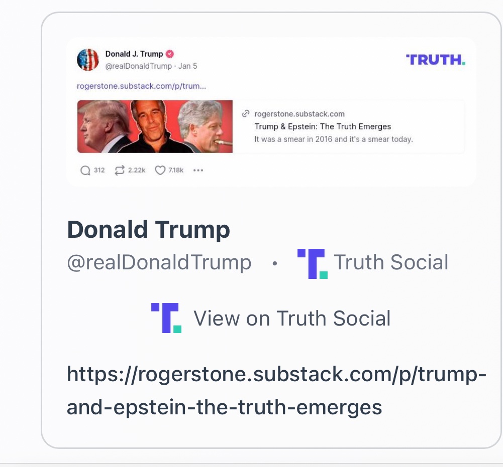 SollenbergerRC's tweet image. Last year, Trump was posting about how some newly unsealed Epstein files were bad for his enemies and good for him