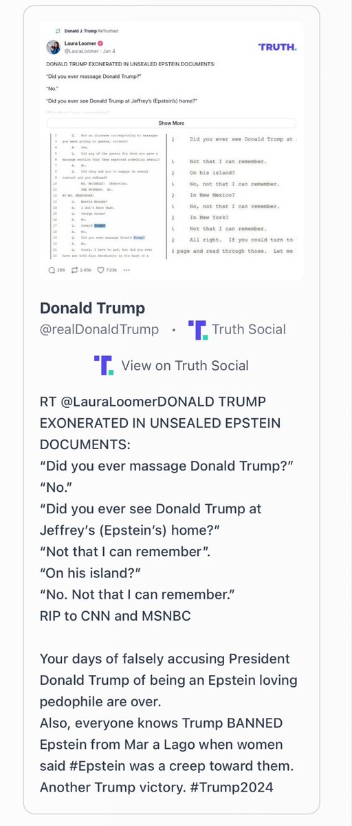 SollenbergerRC's tweet image. Last year, Trump was posting about how some newly unsealed Epstein files were bad for his enemies and good for him