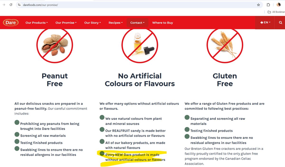 fooddyedanger's tweet image. Sometimes you have to be the bad guy and report the cookie manufacturers lying to their consumers. Erythrosine is #red3 and these cookies are absolutely a NEW product and absolutely have artificial colour. 
@InspectionCan @GovCanHealth  @CanHealthwatch @CTVCalgary #darefoods #dye