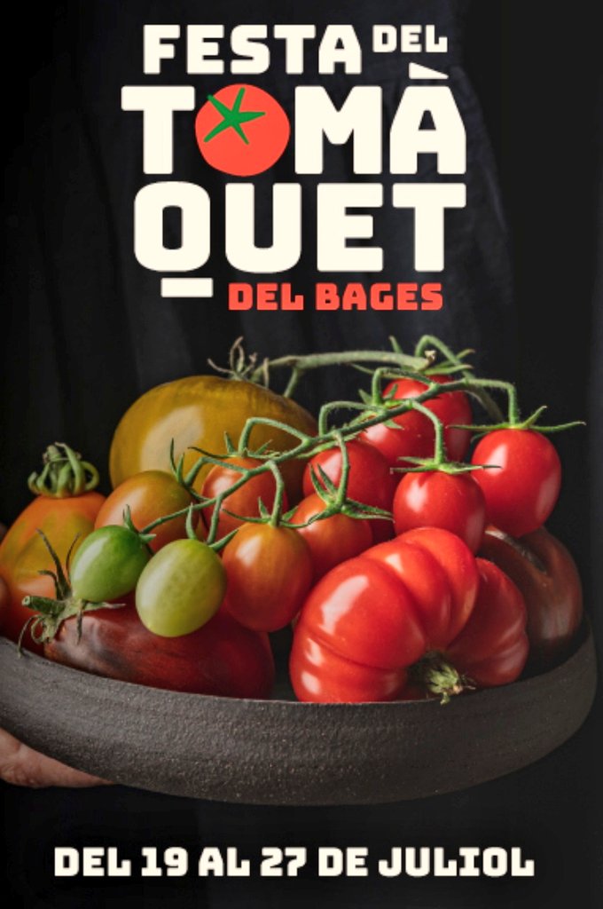 caledelspagesos's tweet image. Del 19 al 27 de juliol: Festa del Tomàquet del Bages, a Manresa.
Celebració gastronòmica i de proximitat que posa en valor el tomàquet com a símbol de la riquesa hortícola de la comarca del Bages.
Contacte directe entre pagesia i ciutadania, promovent el consum de proximitat.