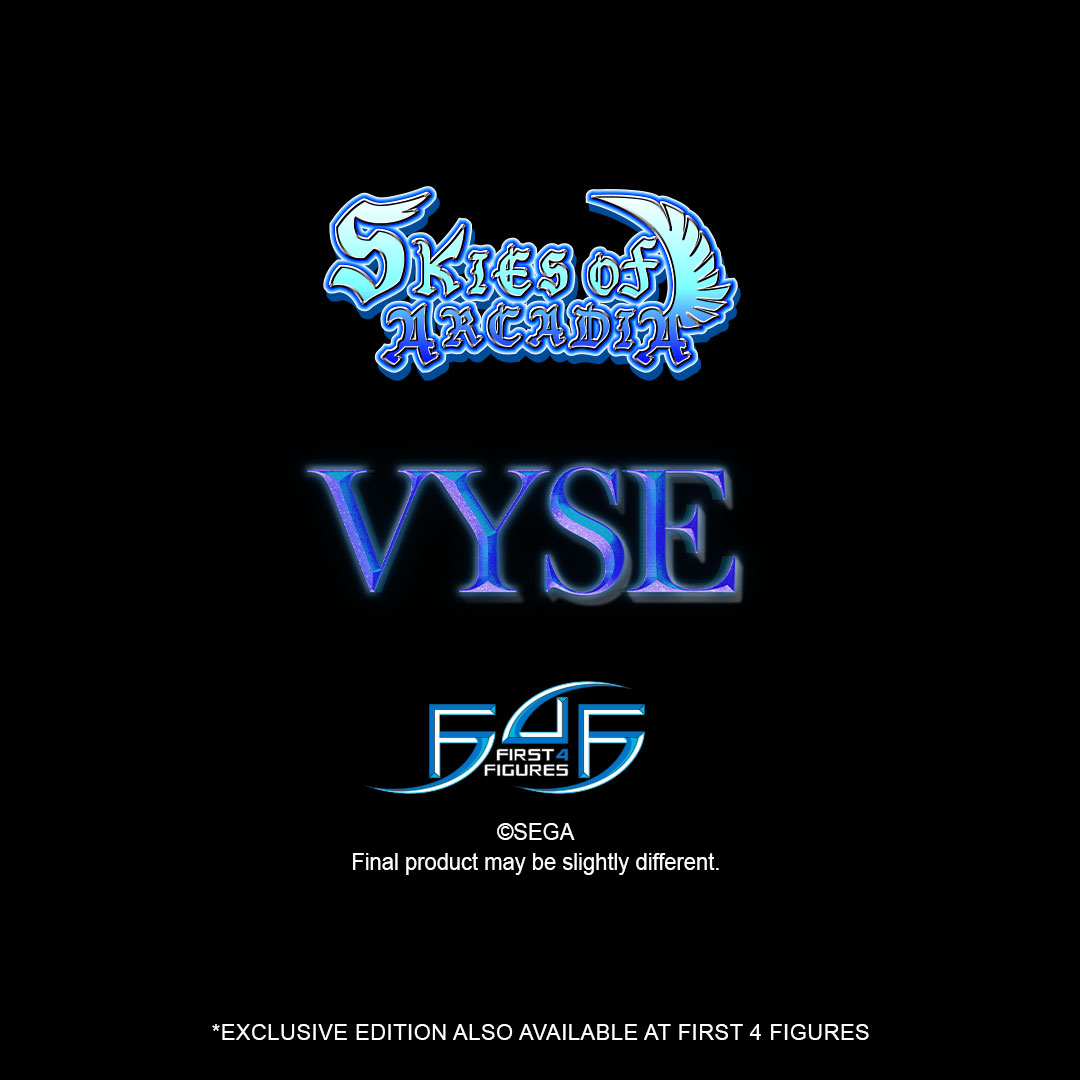 First4Figures's tweet image. VYSE PRE-ORDERS OPEN IN 13 DAYS!
Skies of Arcadia fans, attention! Vyse is coming to First 4 Figures! Save the date: 31st July 2025
Two versions will be available.
Sign up here (first4figures.com/products/vyse-… and get $10 off once pre-orders are open!
Secure our other Skies of…
