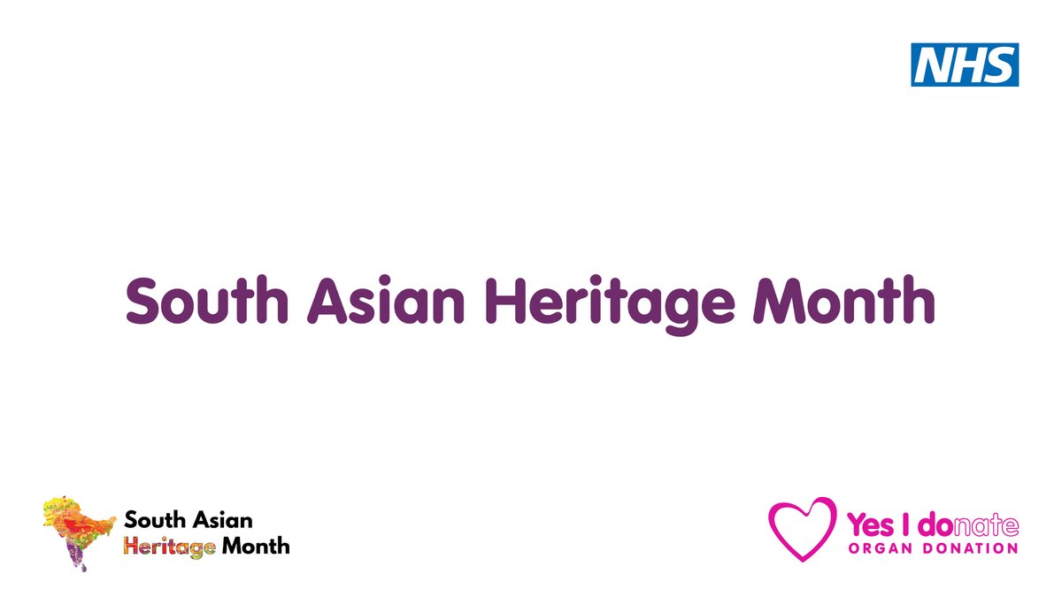 NHS Organ Donation💗🫀🫁 (@nhsorgandonor) on Twitter photo Today marks the start of #SouthAsianHeritageMonth which celebrates, marks and commemorates South Asian cultures, histories and communities. The theme is Routes to Roots. What are the roots that shaped you? What routes have you taken?
#SAHM #RoutesToRoutes Today marks the start of #SouthAsianHeritageMonth which celebrates, marks and commemorates South Asian cultures, histories and communities. The theme is Routes to Roots. What are the roots that shaped you? What routes have you taken?
#SAHM #RoutesToRoutes