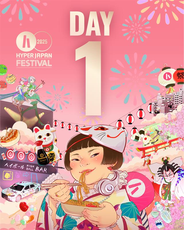 HYPERJAPANevent's tweet image. DAY 1 is here! Are you guys ready?? 🤩 Friday opening time is 12:00-20:00, queuing starts 30 minutes before opening (from 11:30 am Fri, 9:30 am Sat & Sun). Remember to bring water with you to stay hydrated!
Still need a ticket? : hyperjapan.co.uk/tickets/