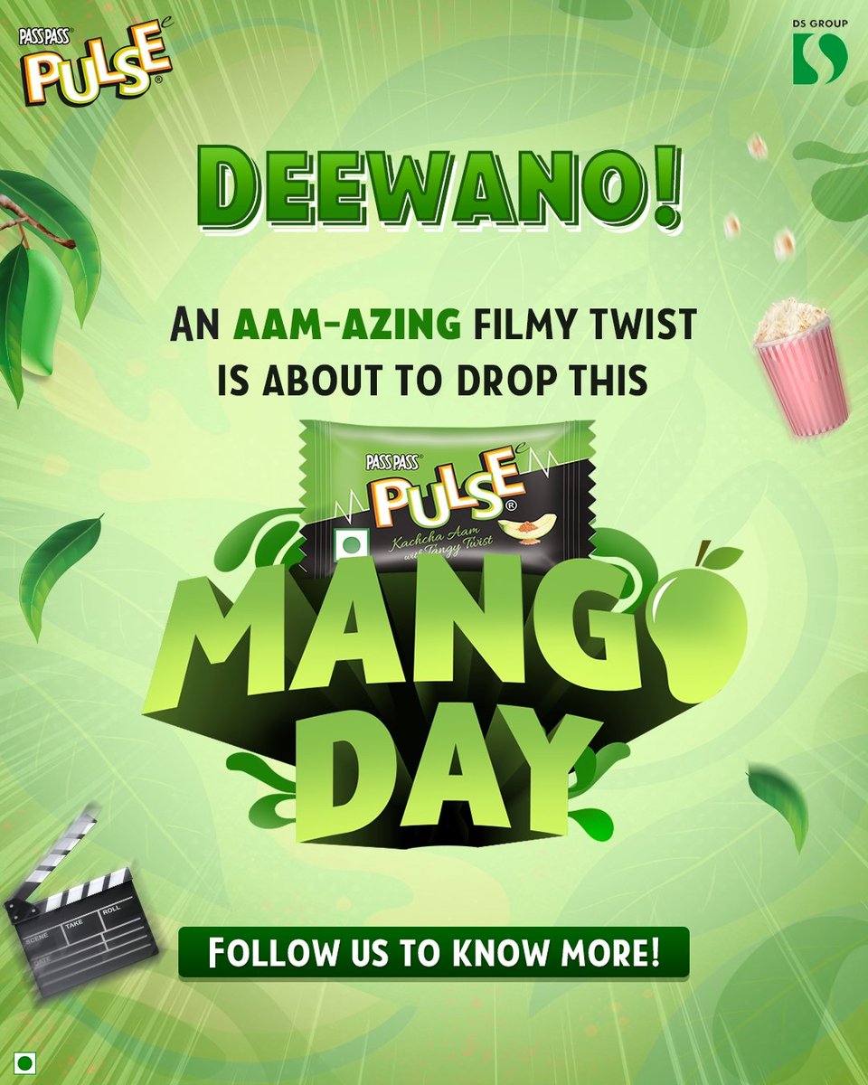 Aam ke aam, gutliyon ke bhi daam gets real when fun meets prizes this Mango Day! 🥳

Get ready to participate and win exciting vouchers! Stay tuned!

Follow our page to know more!

T&amp;C Apply*

#PulseMangoDayContest #Contest #PranJaayeParPulseNaJaaye #Pulse #Tangy #Tanginess