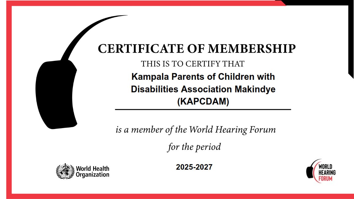 KAPCDAM4's tweet image. 🌍 We’re proud to announce that KAPCDAM is officially a member of the World Hearing Forum for 2025–2027! 

🎉 Together with @WHO and the Forum, we’ll champion ear &amp;amp; hearing care and early intervention—ensuring no voice is left unheard. #WorldHearingForum #Inclusion #HearingCare
