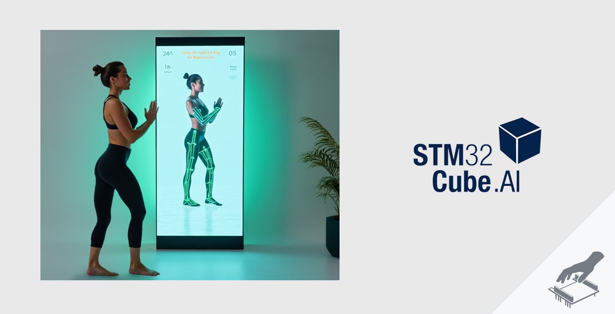 ST_World's tweet image. 👟#Fitnesstech🔍 #edgeAI can support delivering personalized, cost-effective coaching. By leveraging STM32N6 &amp;amp; @ultralytics Yolov8n_pose model smart mirrors offer state-of-the-art pose estimation &amp;amp; multi-person tracking, all processed locally on the device:spkl.io/6017ADiXW