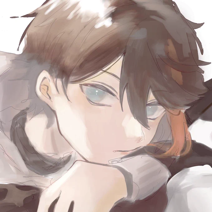 この塗りぽわぽわで好きなんだけどもう1回描こうとしてもなんか違くなるんだよな…かわいい色