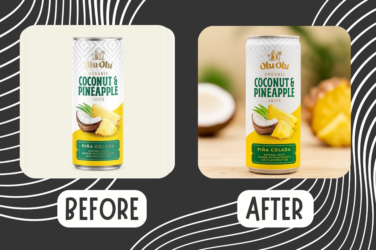 SimplyBhavesh's tweet photo. From flat to flavorful 🍍🥥

Gave this @oluolufoods can a fresh mockup makeover now it looks as refreshing as it tastes.

Great visuals sell products. Let yours do the same.

💬 DM for custom mockups

#MockupDesign #BeforeAfter #PackagingMatters https://t.co/stUPwJDwyJ