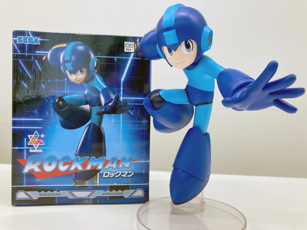 ROCKMAN_UNITY's tweet image. メットール！
『ロックマン11』バージョンのプライズ #Luminasta フィギュアのサンプルが到着‼ 
ボリューム感ある良い大きさでクオリティ高いですよ！
色もキレイ！
台座もついているので飾りやすいのもポイント！
こちら7月18日より順次登場するとの事！
探してゲットしていただきたい！
詳しくは↓…
