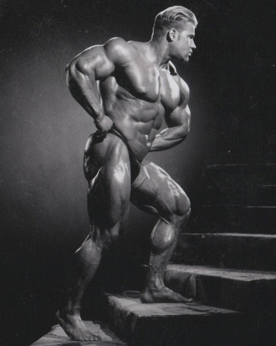 From the archives. Never before seen moment at 23 years old right after the 1996 Nationals. Captured by Robert Reiff. #bodybuilding