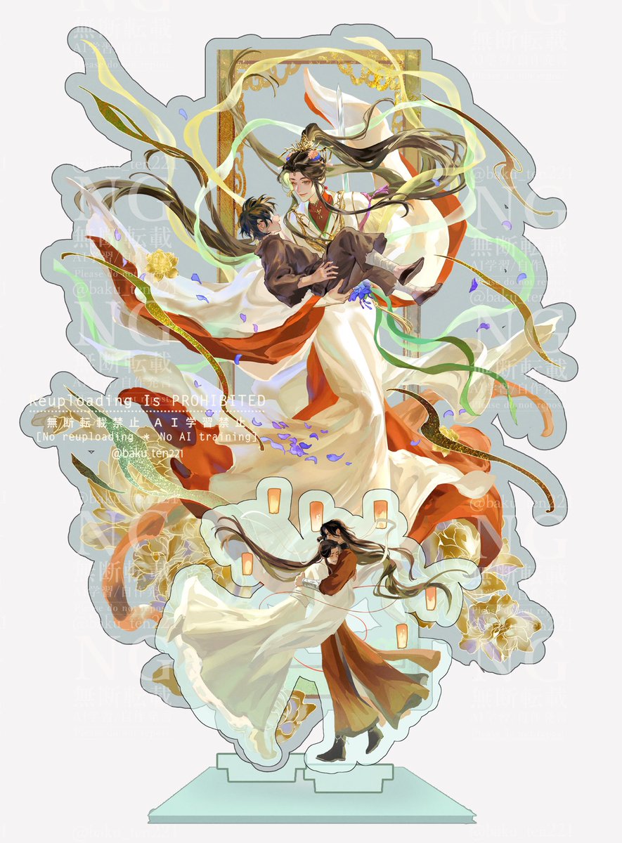 baku_ten221's tweet image. こう言うデッカアクスタを作ってみたいなぁ〜
2層か3層にして、手前だけ付け替えれば時を進められるアクスタ
(妄想だけしていつ完成するかわからないシリーズ)