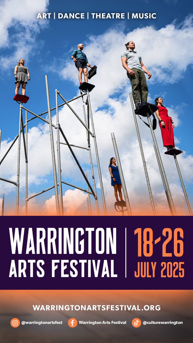 This wonderful family arts festival starts today on our doorstep, use this link to see the exciting program of events 🤩

wcaf.culturewarrington.org/app/uploads/si…