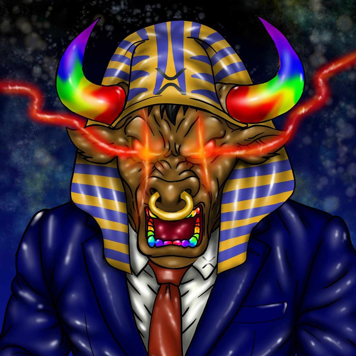 MadBullonXRPL's tweet image. The Birth of Mad Bull
Gm #XRPL
Mad Bull Collection brings you the Unique art style of @ZionAzrael06
Lots of traits in a 999 NFTs.
Ready to your bags
Bulls are ready to rally🦬🦬🦬🐂🐂
Follow and get updates & announcement
#XRPLedger $XRP #XRPFamily #XRPBULL