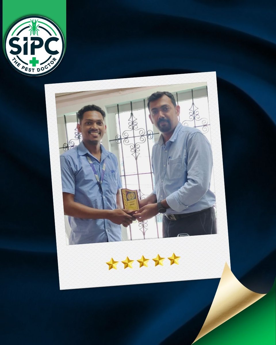 sipcpestcontrol's tweet image. ✨ 𝐒𝐈𝐏𝐂 𝐓𝐞𝐜𝐡𝐧𝐢𝐜𝐢𝐚𝐧 𝐑𝐞𝐰𝐚𝐫𝐝 𝐏𝐫𝐨𝐠𝐫𝐚𝐦 — 𝐛𝐞𝐜𝐚𝐮𝐬𝐞 𝐞𝐯𝐞𝐫𝐲 𝐞𝐟𝐟𝐨𝐫𝐭 𝐜𝐨𝐮𝐧𝐭𝐬 𝐚𝐧𝐝 𝐞𝐯𝐞𝐫𝐲 𝐭𝐞𝐜𝐡𝐧𝐢𝐜𝐢𝐚𝐧 𝐝𝐞𝐬𝐞𝐫𝐯𝐞𝐬 𝐭𝐨 𝐛𝐞 𝐜𝐞𝐥𝐞𝐛𝐫𝐚𝐭𝐞𝐝!
 #SIPCTechRewards #EmployeeRecognition #PestControlExperts.