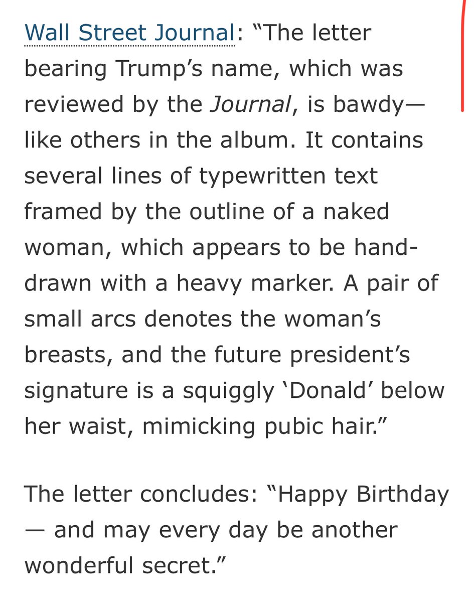 jedshug's tweet image. I’m surprised that Trump was thoughtful enough to send a birthday card to anyone.

Must have been a very special friendship.