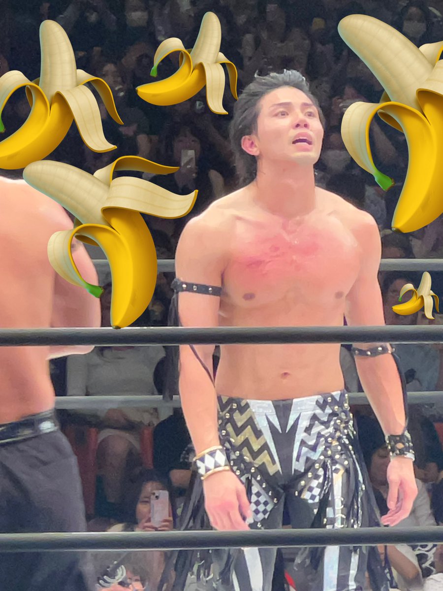 MEiMi345's tweet photo. 海ちゃんの試合去年見たきりだ🍌

予定合えばまた行きたい🤼‍♂️🍌
(ﾋｯｻﾂﾊﾞﾅﾅﾋﾄｶｸｼ)

#じゃんめろ https://t.co/Xh5Kz5LmMZ