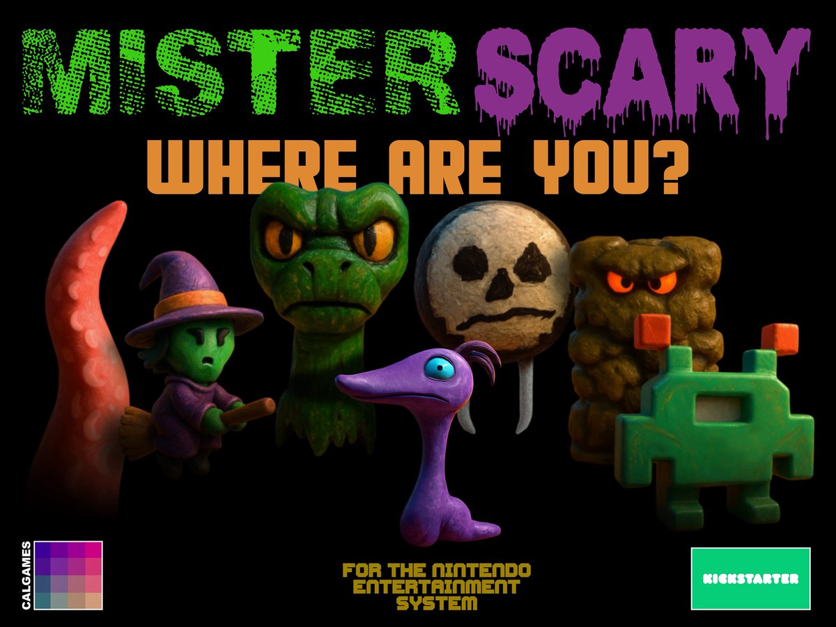 LancasterPhotog's tweet image. More than 300% of our goal on Day 1! Thank you! MISTER SCARY for the NES and Famicom is now live on Kickstarter! 💜🦇👻 #misterscary #nintendo #nes #indiegame #kickstarter #indiedev #indiedeveloper #8bit #nesdev #halloween #cartridge #cib #calgames
kck.st/4lts6RP
