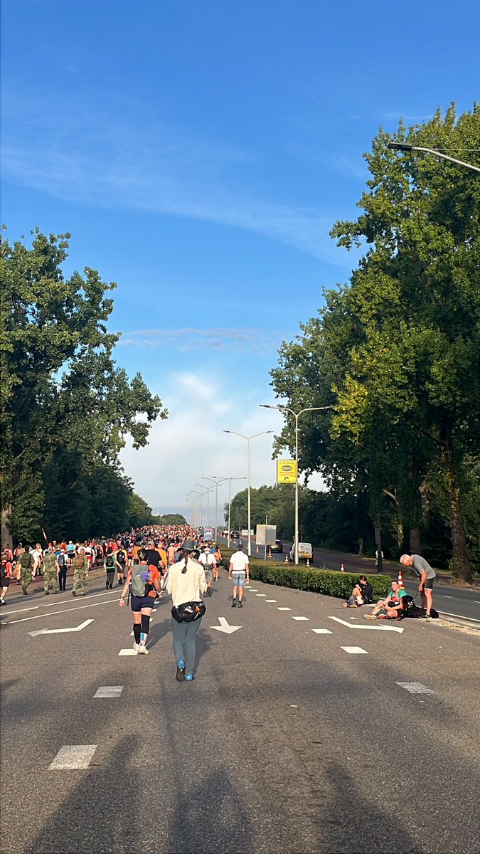 Laatste dag van de Vierdaagse Nijmegen. Op naar de Via Gladiola!