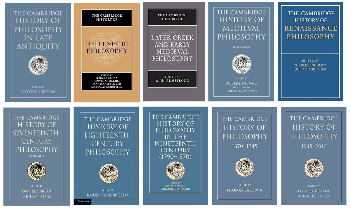 𝗧𝗵𝗲 𝗛𝗶𝘀𝘁𝗼𝗿𝘆 𝗼𝗳 𝗣𝗵𝗶𝗹𝗼𝘀𝗼𝗽𝗵𝘆

This set of volumes by <a href="/CambridgeUP/">Cambridge University Press</a> is a wonderful resource to learn about the history of philosophy.