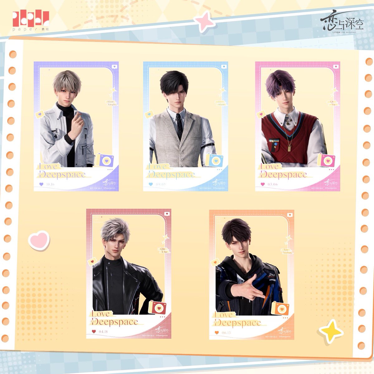 yotubaOfficial's tweet image. ✨新品情報
恋と深空 叠纸心意 日日同行シリーズ
20cmぬいぐるみ
ぬいバッジ
#恋与深空
#LoveandDeepspace
#러브앤딥스페이스