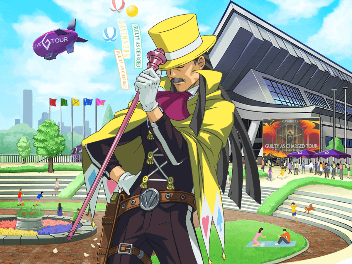 thegrayfruit's tweet image. beginning of first umamusume OP look like place where talk to Valant Gramarye in Apollo Justice